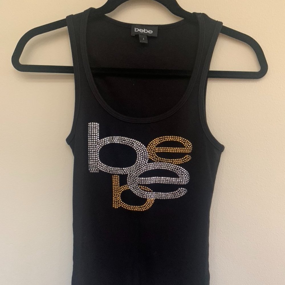 Bebe Logo Tank Top